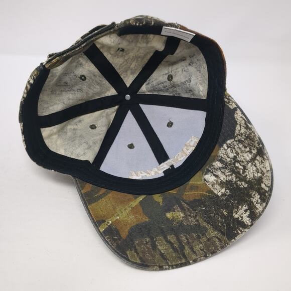 Fastenal Strapback Baseball Cap Multi One Size Adjustable Embroidered Camo - Picture 7 of 10